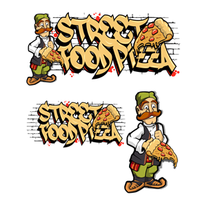 Logo Design by Enz67 for Street Food Pizza  | Design: #30278545