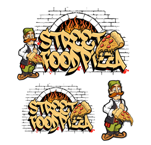 Logo Design by Enz67 for Street Food Pizza  | Design: #30278910