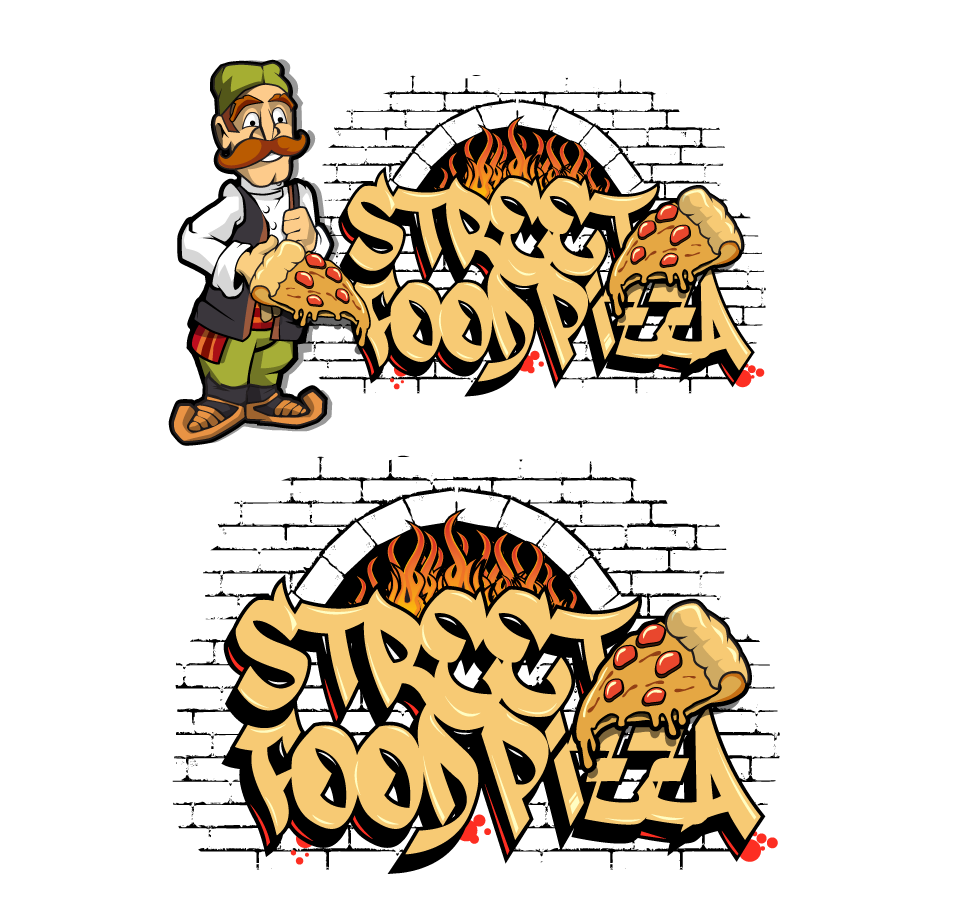 Logo Design by Enz67 for Street Food Pizza  | Design #30278951