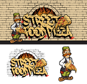 Diseño de Logo por Enz67 para Street Food Pizza  | Diseño #30279307