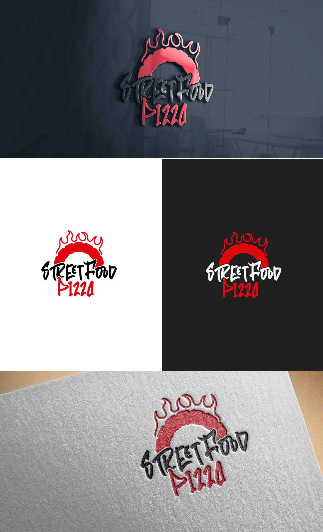 Logo Design by GLDesigns for Street Food Pizza  | Design #30276147
