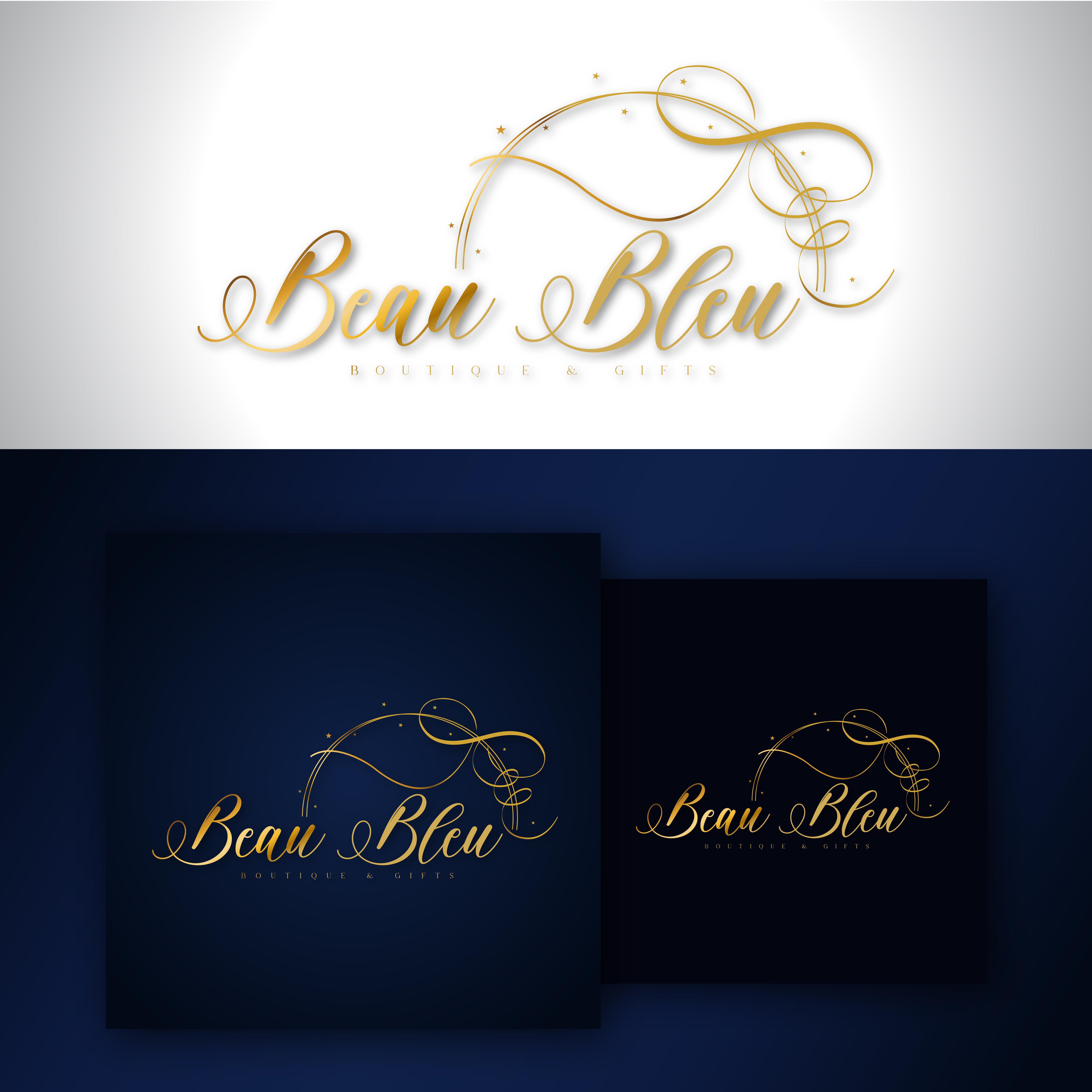 Diseño de Logo por DESIGN_MA para Beau Bleu Boutique | Diseño #30278789