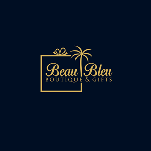 Diseño de Logo por M Art & Design para Beau Bleu Boutique | Diseño: #30277862