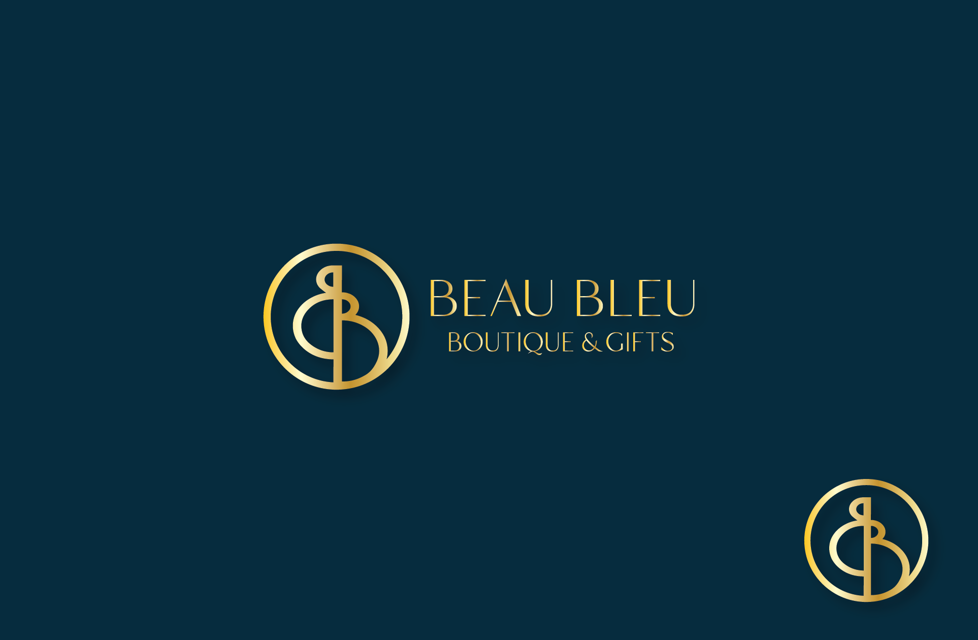 Diseño de Logo por jizzy123 para Beau Bleu Boutique | Diseño #30276863