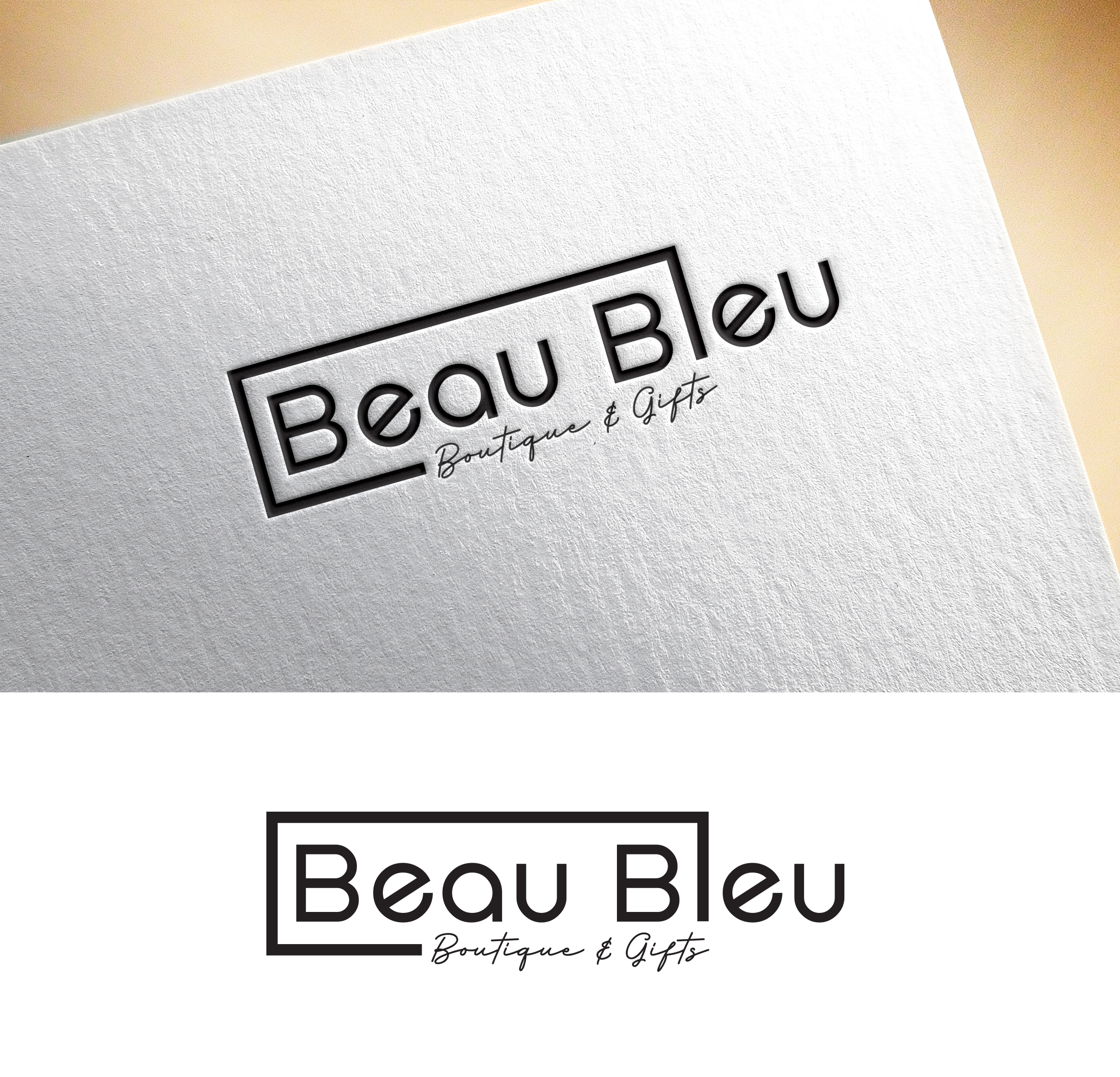 Logo Design by Impressive Solutions for Beau Bleu Boutique | Design #30277877