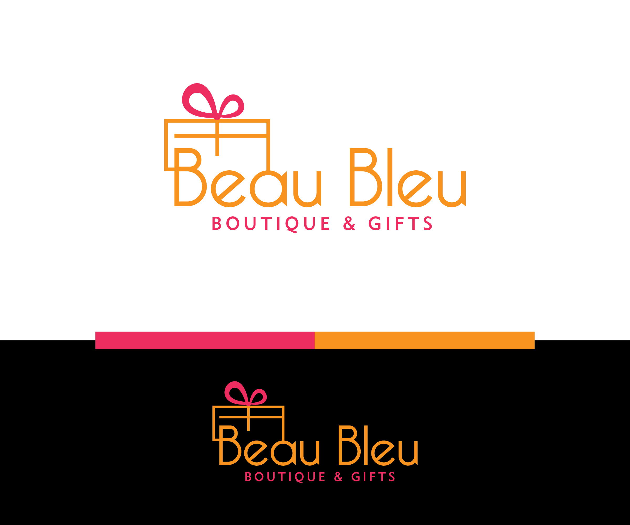 Diseño de Logo por ecorokerz para Beau Bleu Boutique | Diseño #30279105