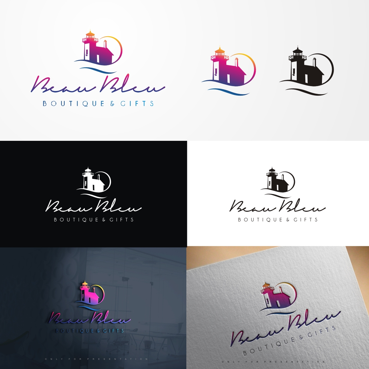 Diseño de Logo por N83touchthesky para Beau Bleu Boutique | Diseño #30272834