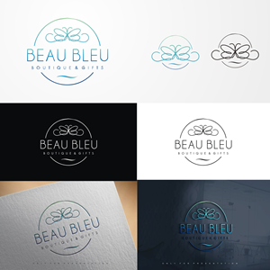 Logo Design by N83touchthesky for Beau Bleu Boutique | Design #30272840