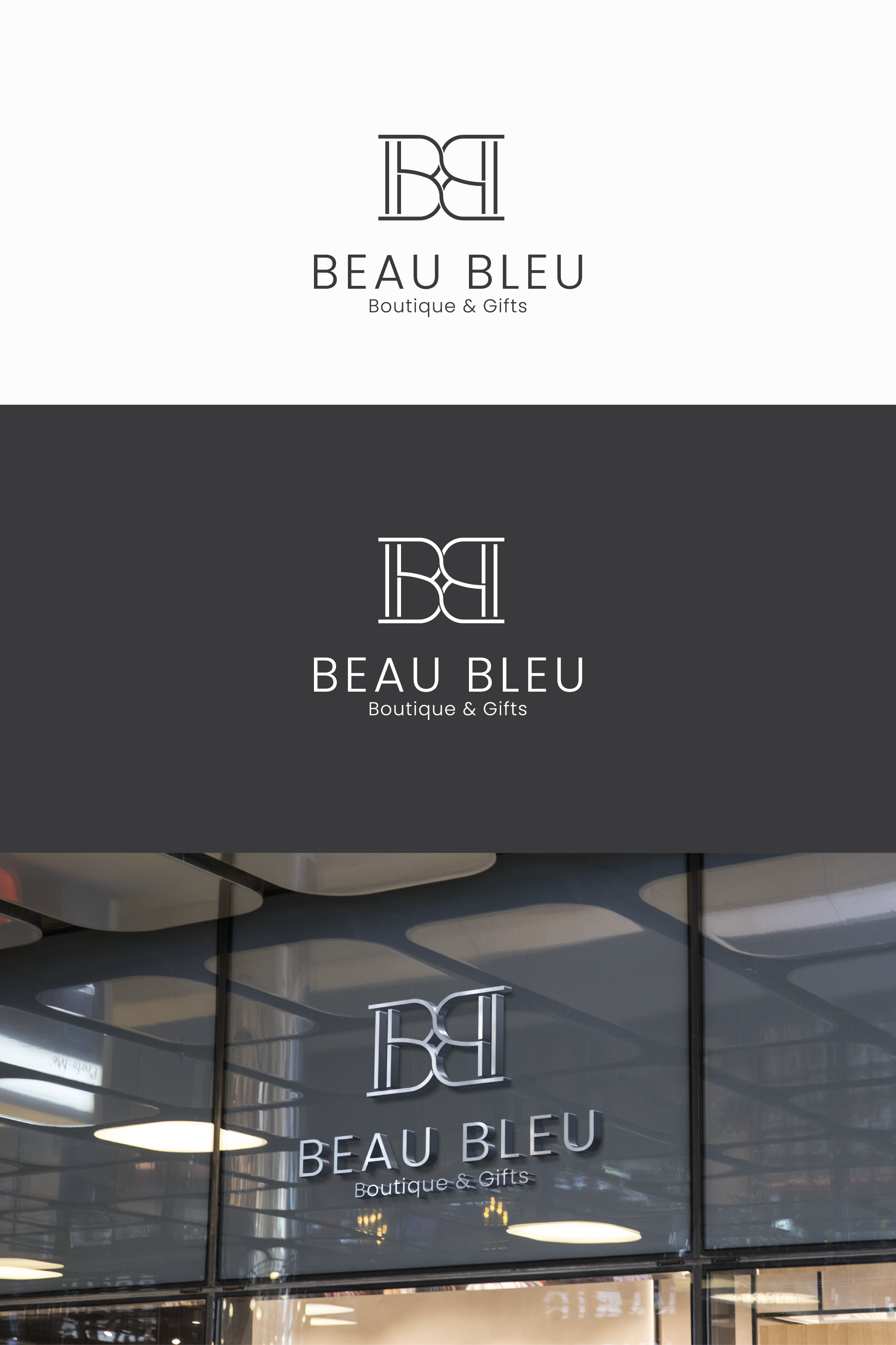 Diseño de Logo por KINETIK™ para Beau Bleu Boutique | Diseño #30277512