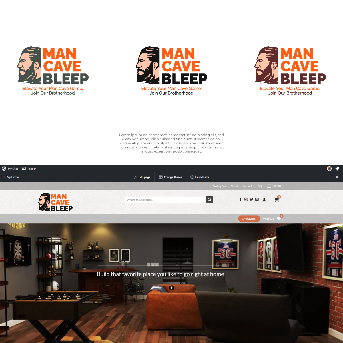 Logo Design by AstuDesign for Mancavebleep LLC | Design #30397975