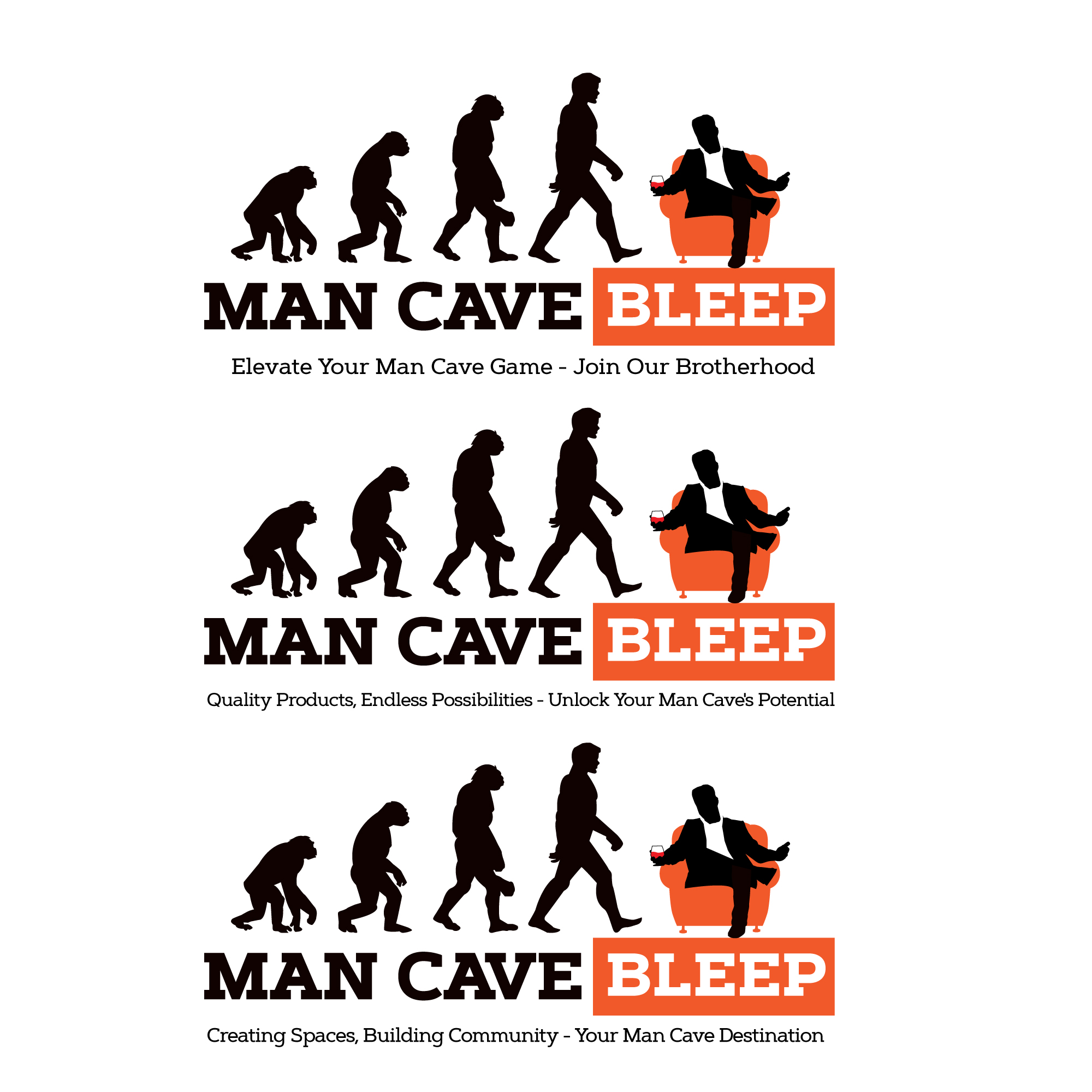 Logo Design by sherman for Mancavebleep LLC | Design #30374225