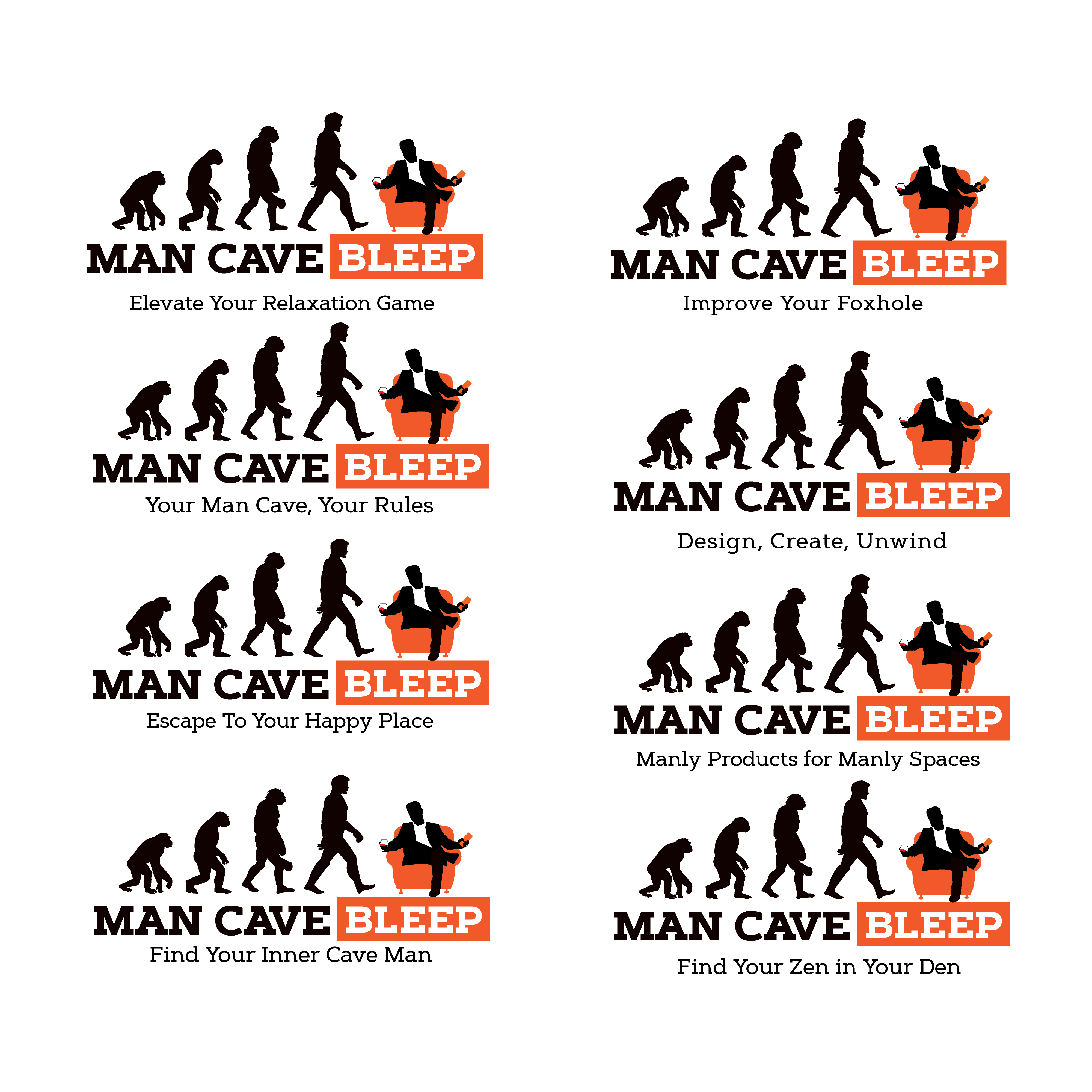 Logo Design by sherman for Mancavebleep LLC | Design #30389158