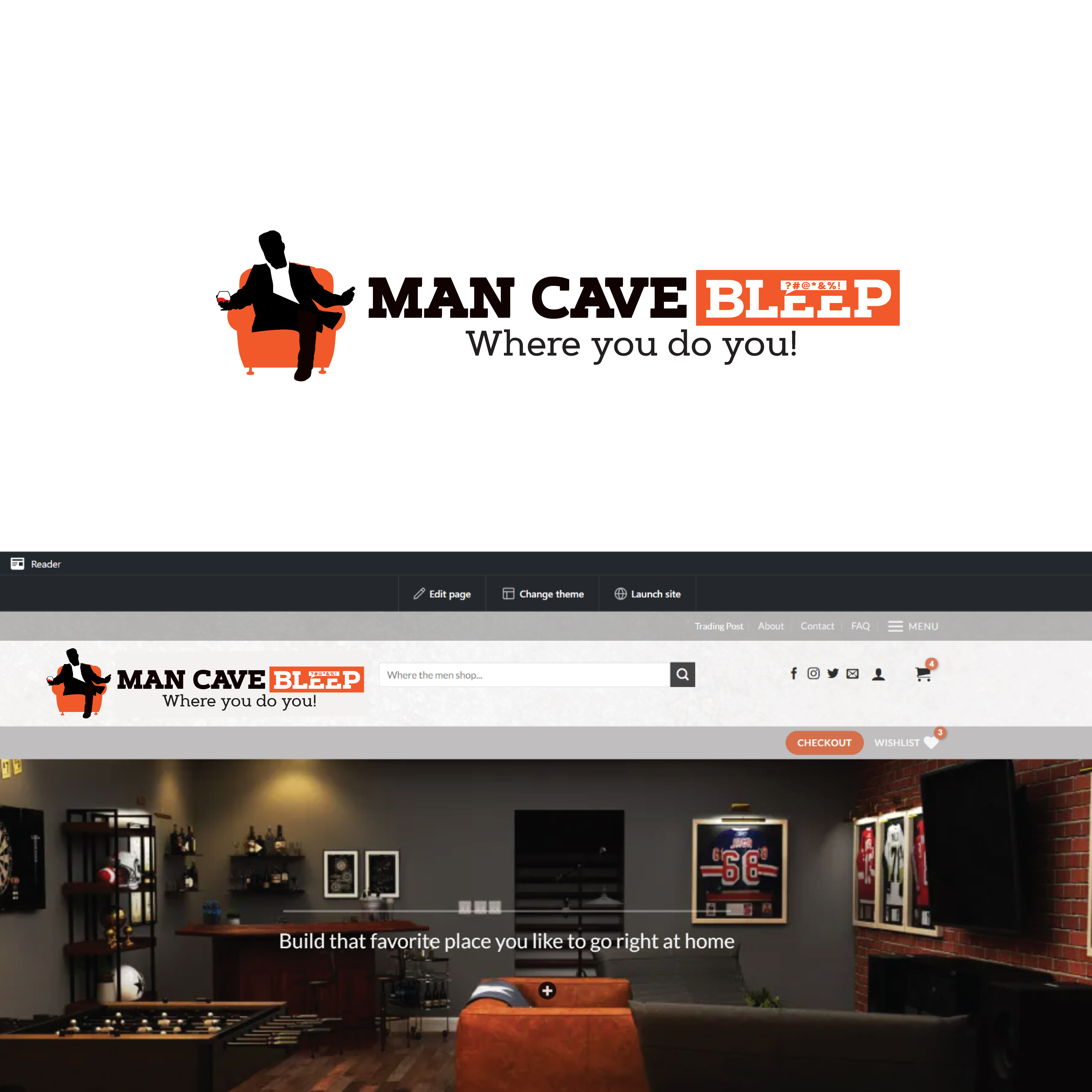 Logo Design by sherman for Mancavebleep LLC | Design #30399716