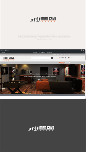 Logo Design by miloje1207 for Mancavebleep LLC | Design: #30317554