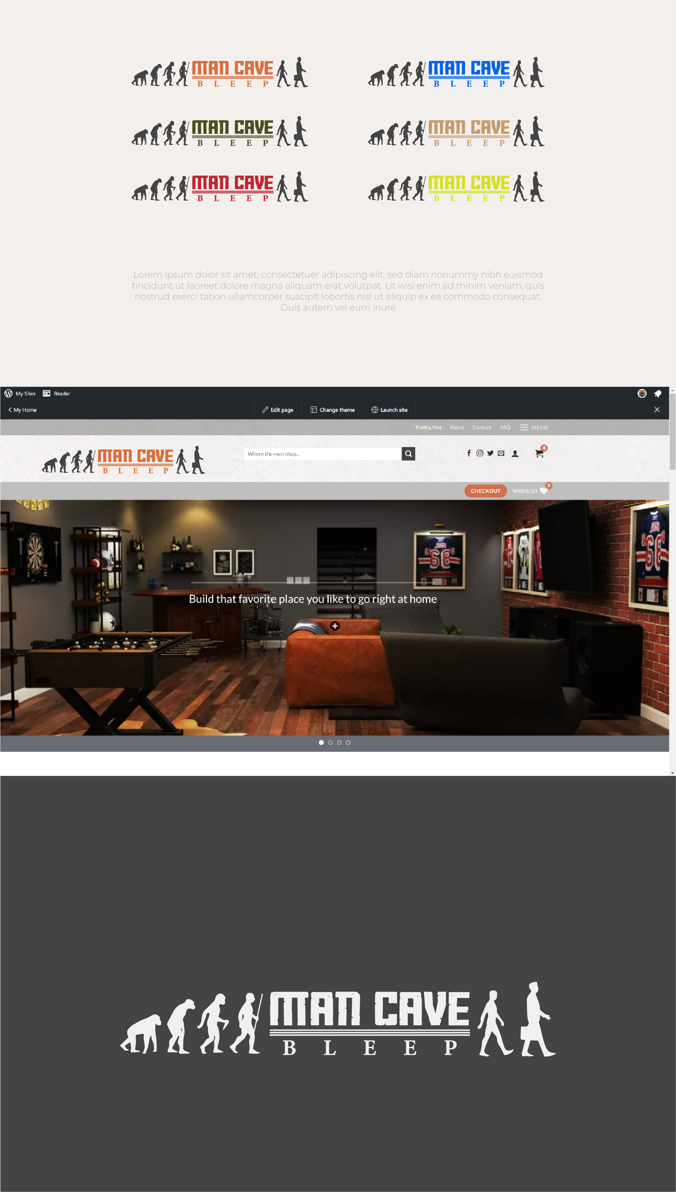 Logo Design by miloje1207 for Mancavebleep LLC | Design #30366332