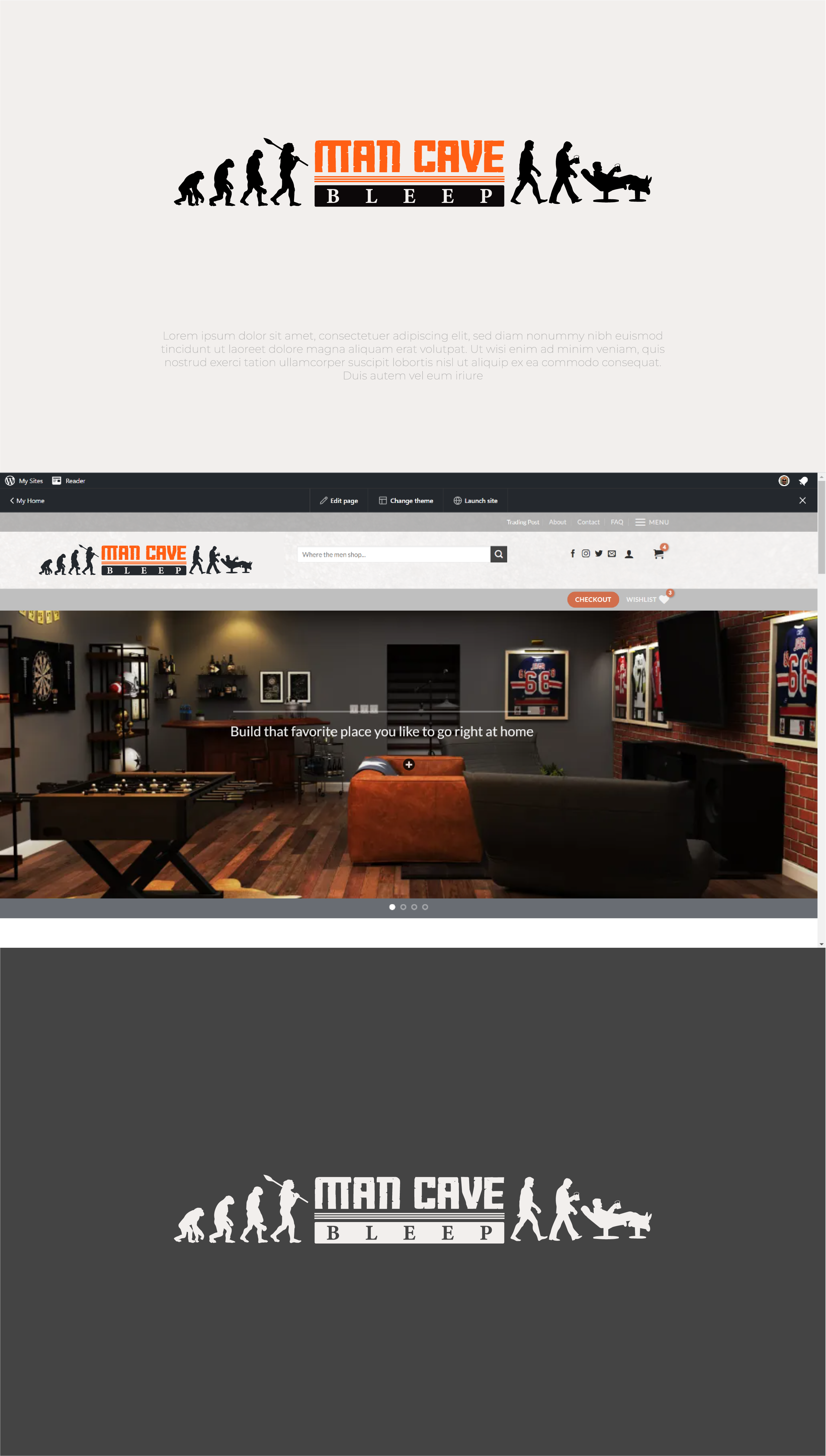 Logo Design by miloje1207 for Mancavebleep LLC | Design #30369404