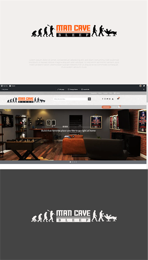 Logo Design by miloje1207 for Mancavebleep LLC | Design: #30369404