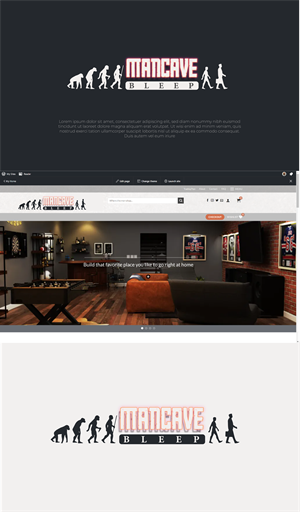 Logo Design by miloje1207 for Mancavebleep LLC | Design: #30374959