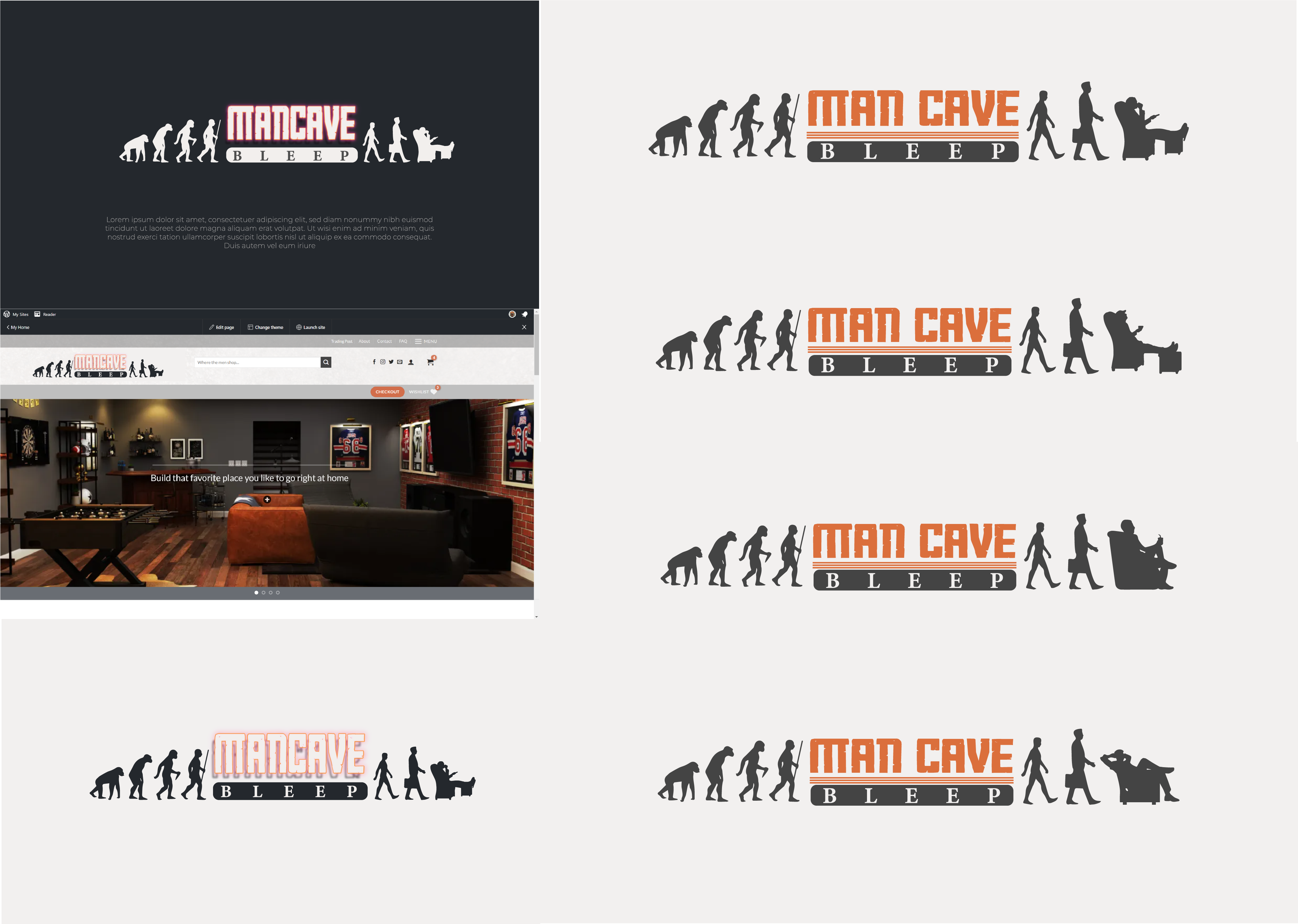 Diseño de Logo por miloje1207 para Mancavebleep LLC | Diseño #30399891