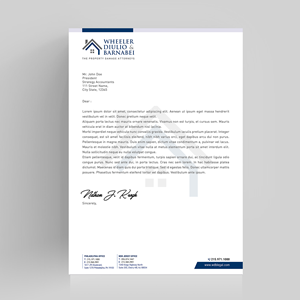 Letterhead Design by Designers Hub for this project | Design: #30273885
