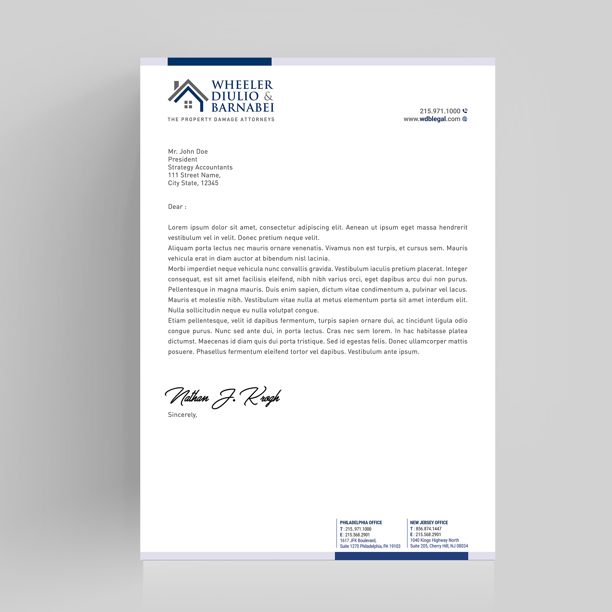 Letterhead Design by Designers Hub for this project | Design #30273886