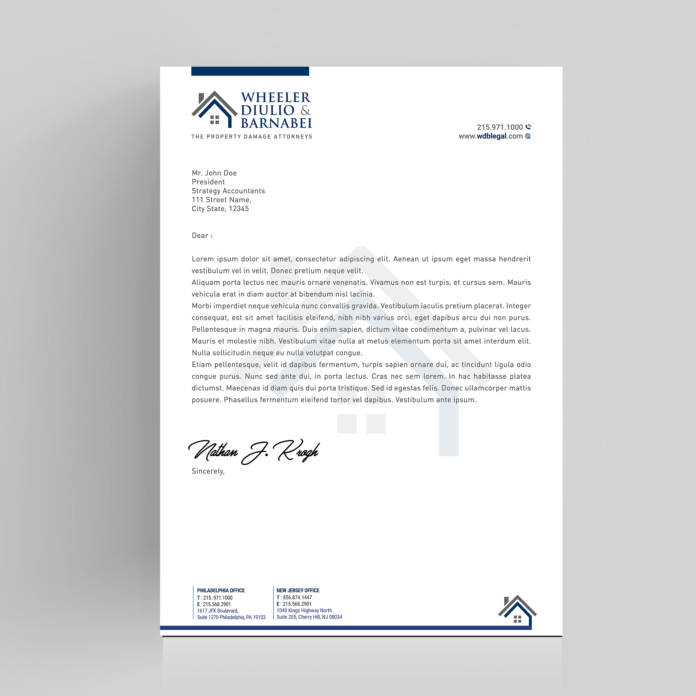 Letterhead Design by Designers Hub for this project | Design #30273948