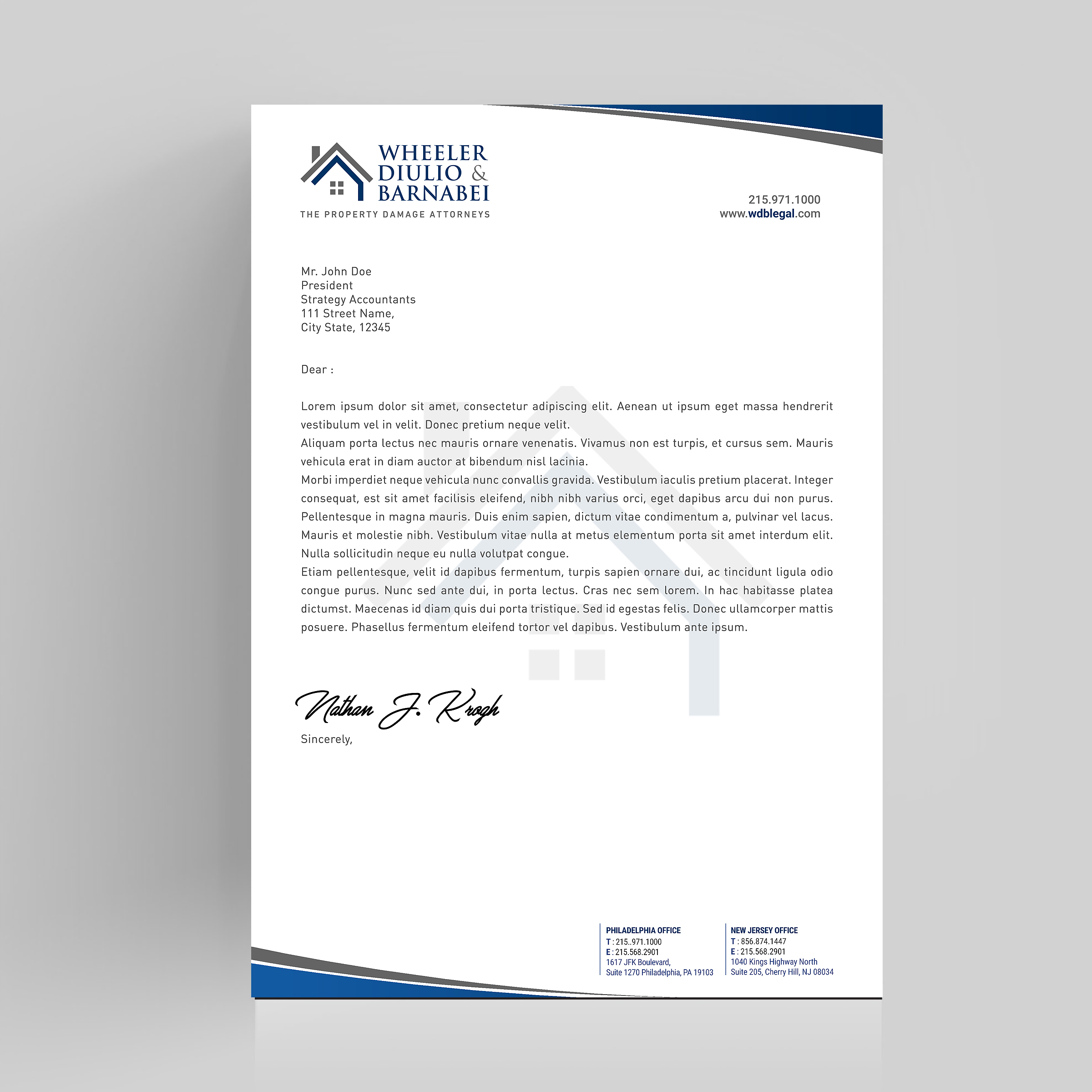 Letterhead Design by Designers Hub for this project | Design #30274044