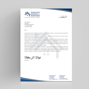 Letterhead Design by Designers Hub for this project | Design: #30274044