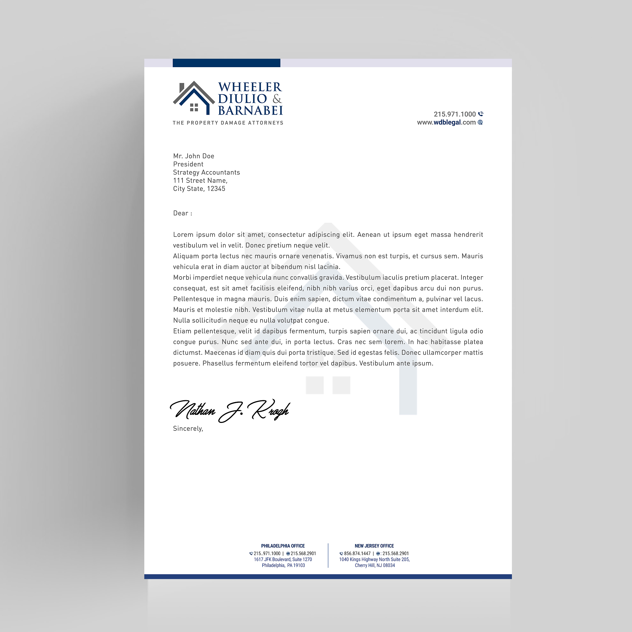 Letterhead Design by Designers Hub for this project | Design #30274318