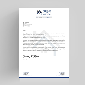 Letterhead Design by Designers Hub for this project | Design: #30274425