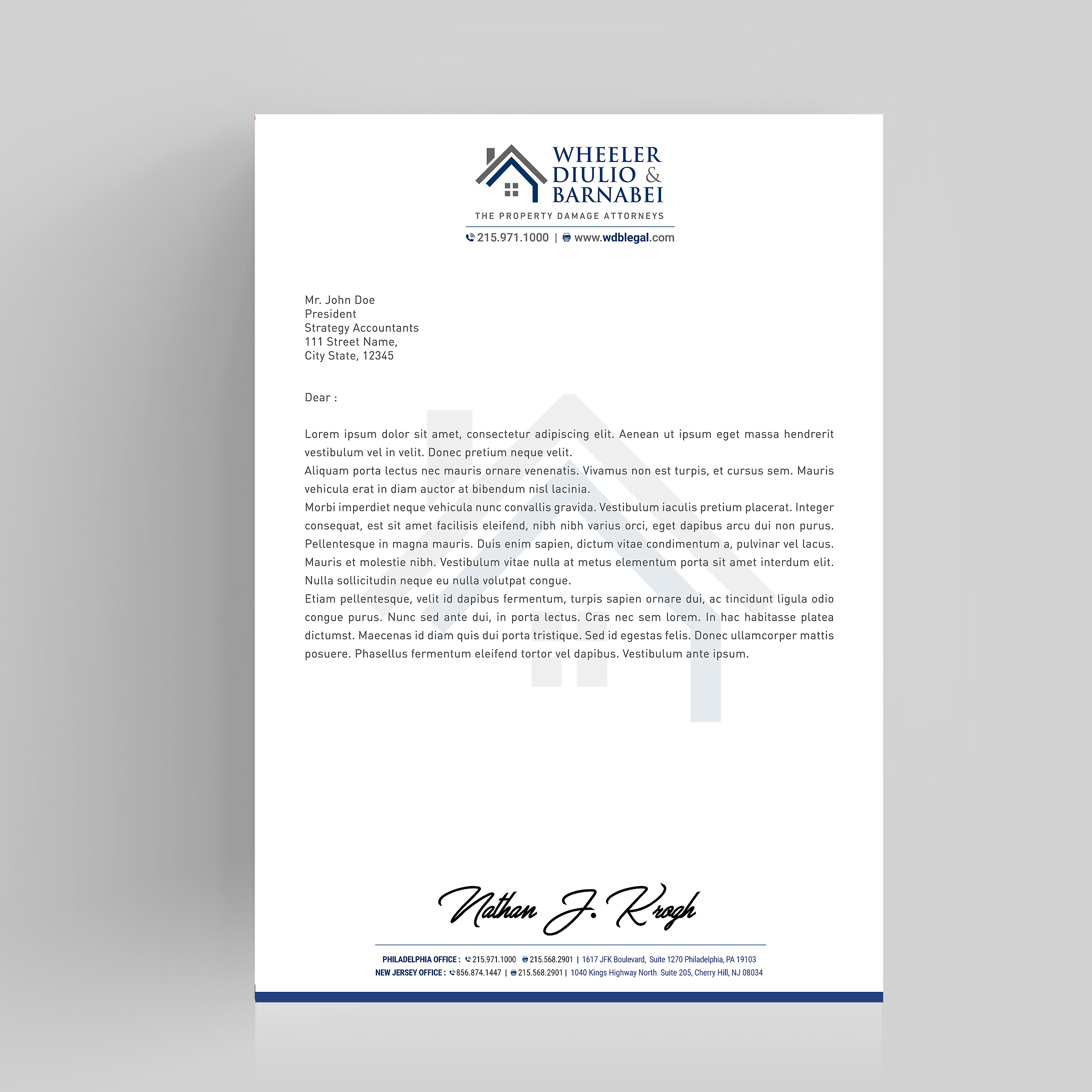 Letterhead Design by Designers Hub for this project | Design #30274604