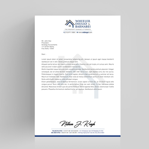 Letterhead Design by Designers Hub for this project | Design: #30274604