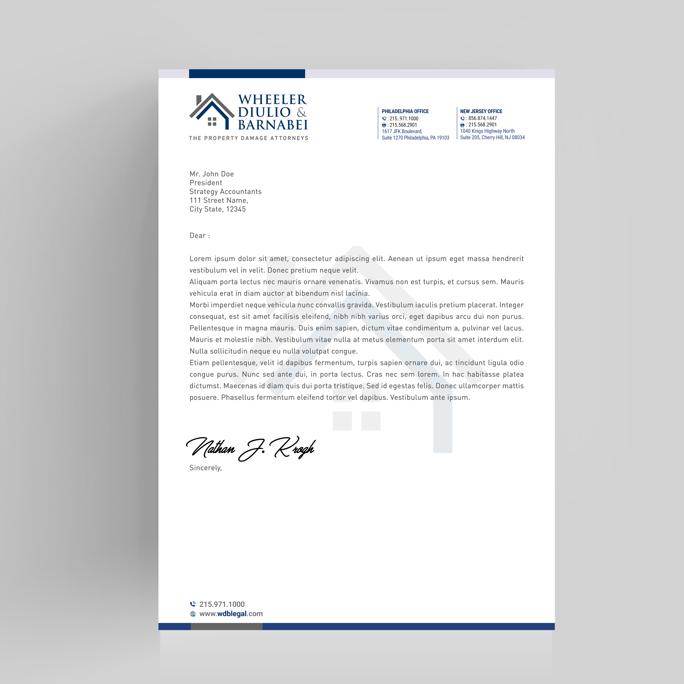 Letterhead Design by Designers Hub for this project | Design #30281050