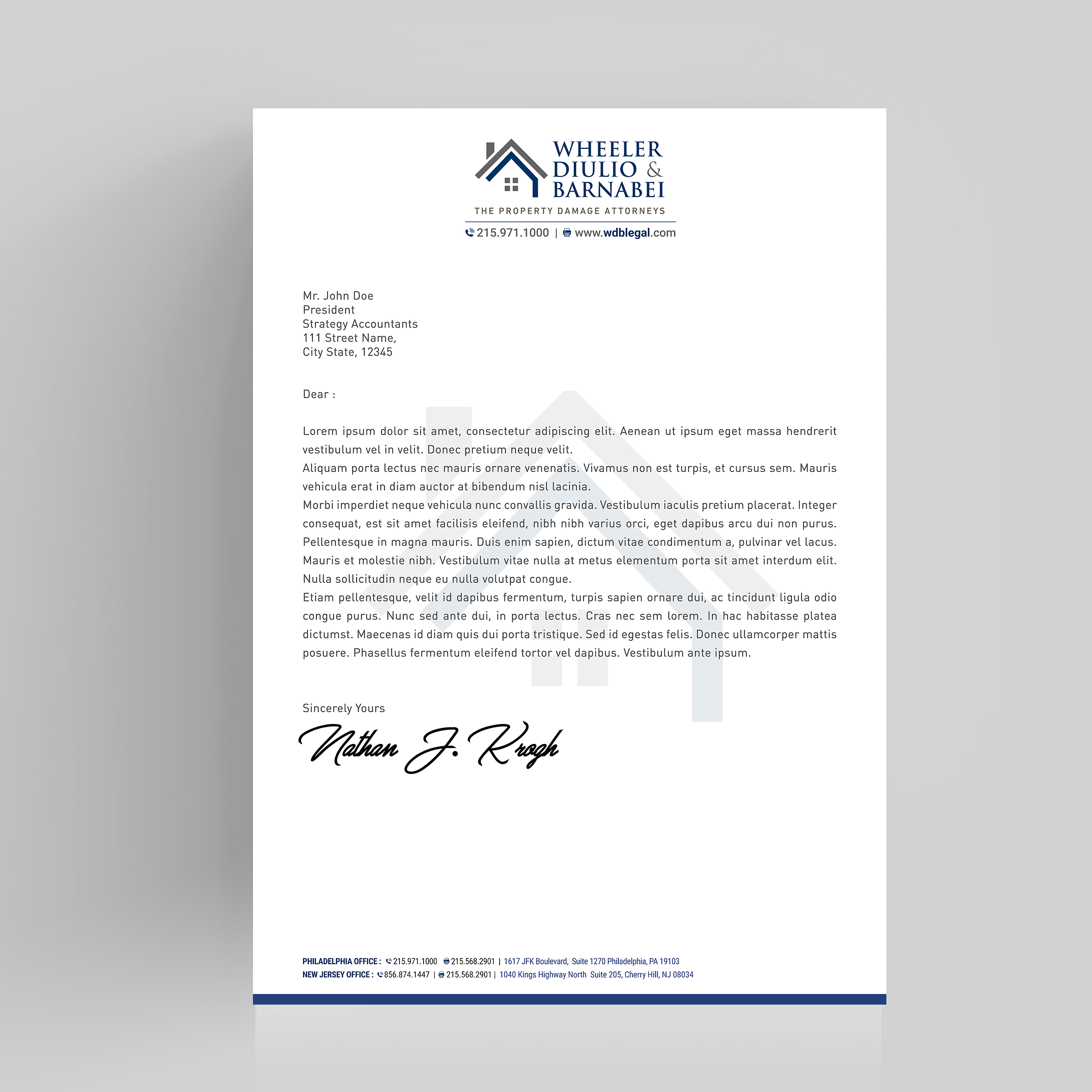 Letterhead Design by Designers Hub for this project | Design #30287588