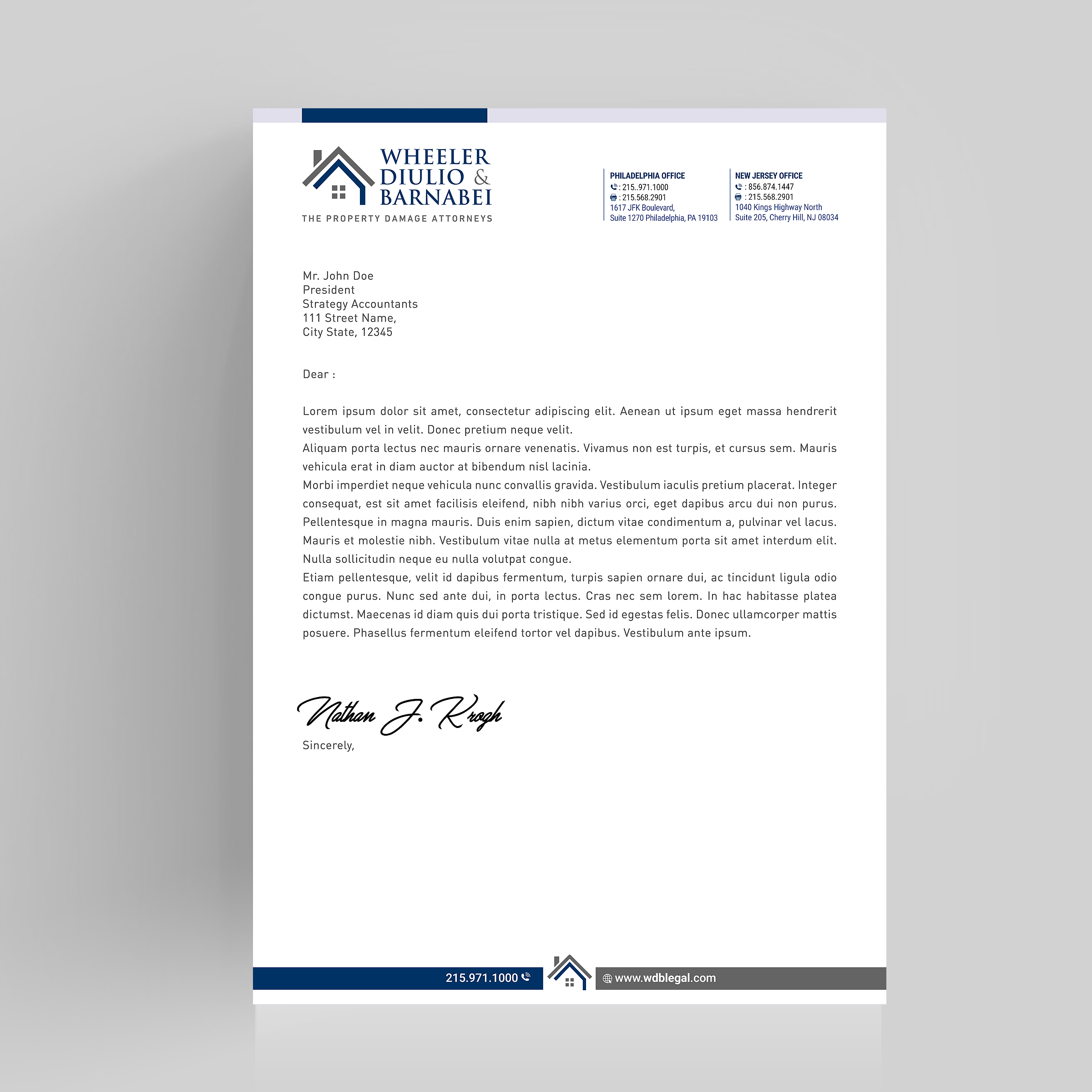 Letterhead Design by Designers Hub for this project | Design #30287716