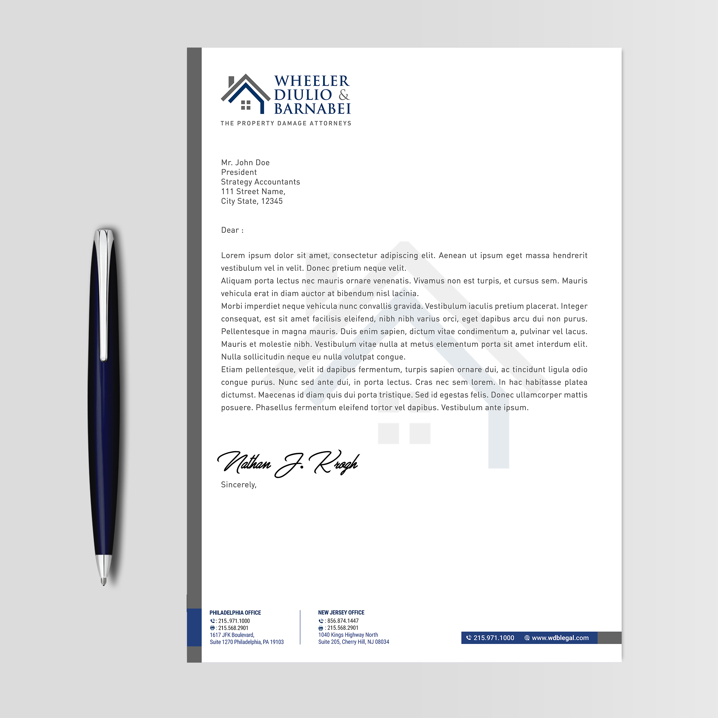 Letterhead Design by Designers Hub for this project | Design #30319437