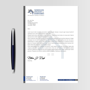 Letterhead Design by Designers Hub for this project | Design: #30319437