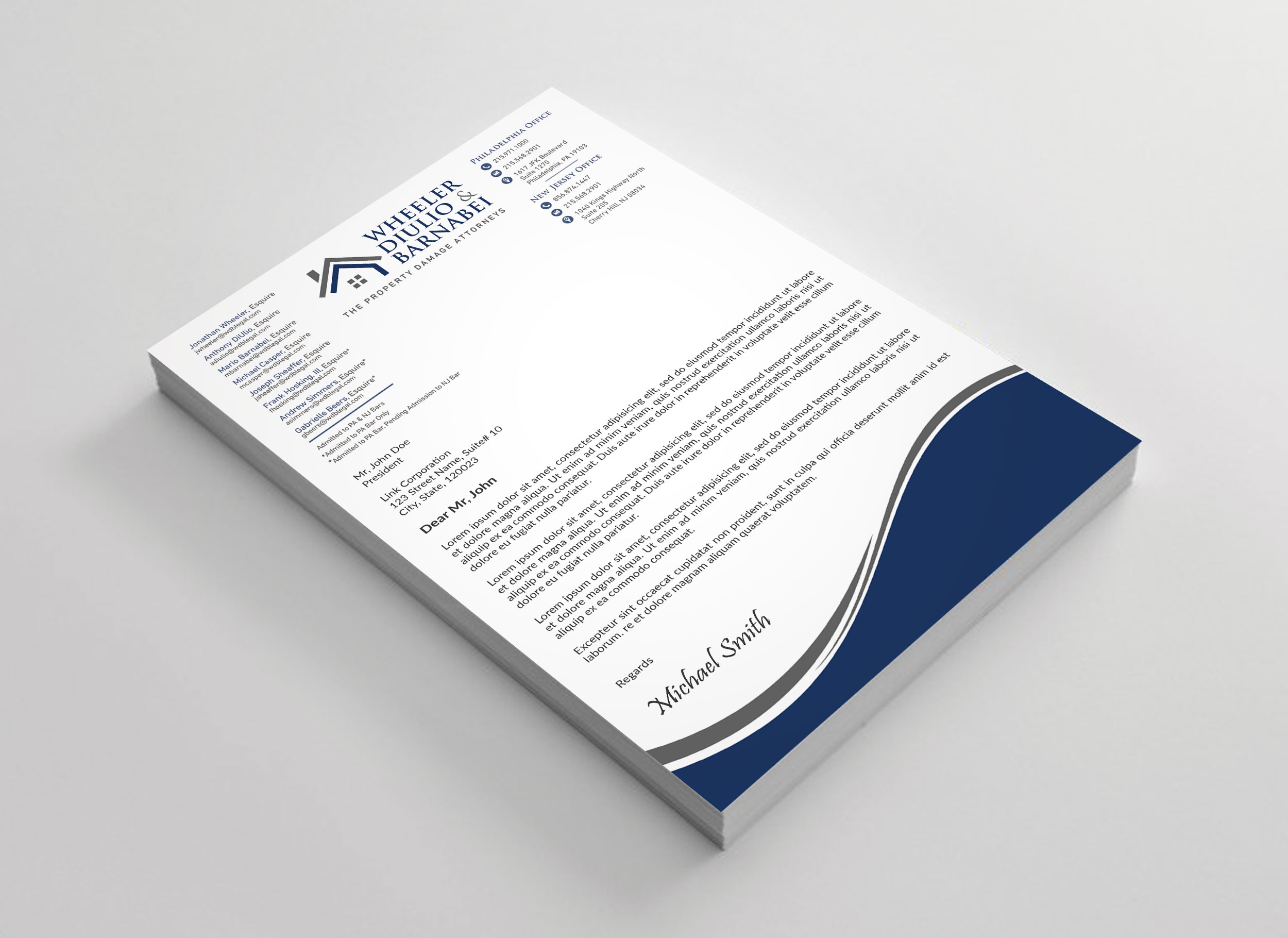 Letterhead Design by sadikul islam for this project | Design #30316404