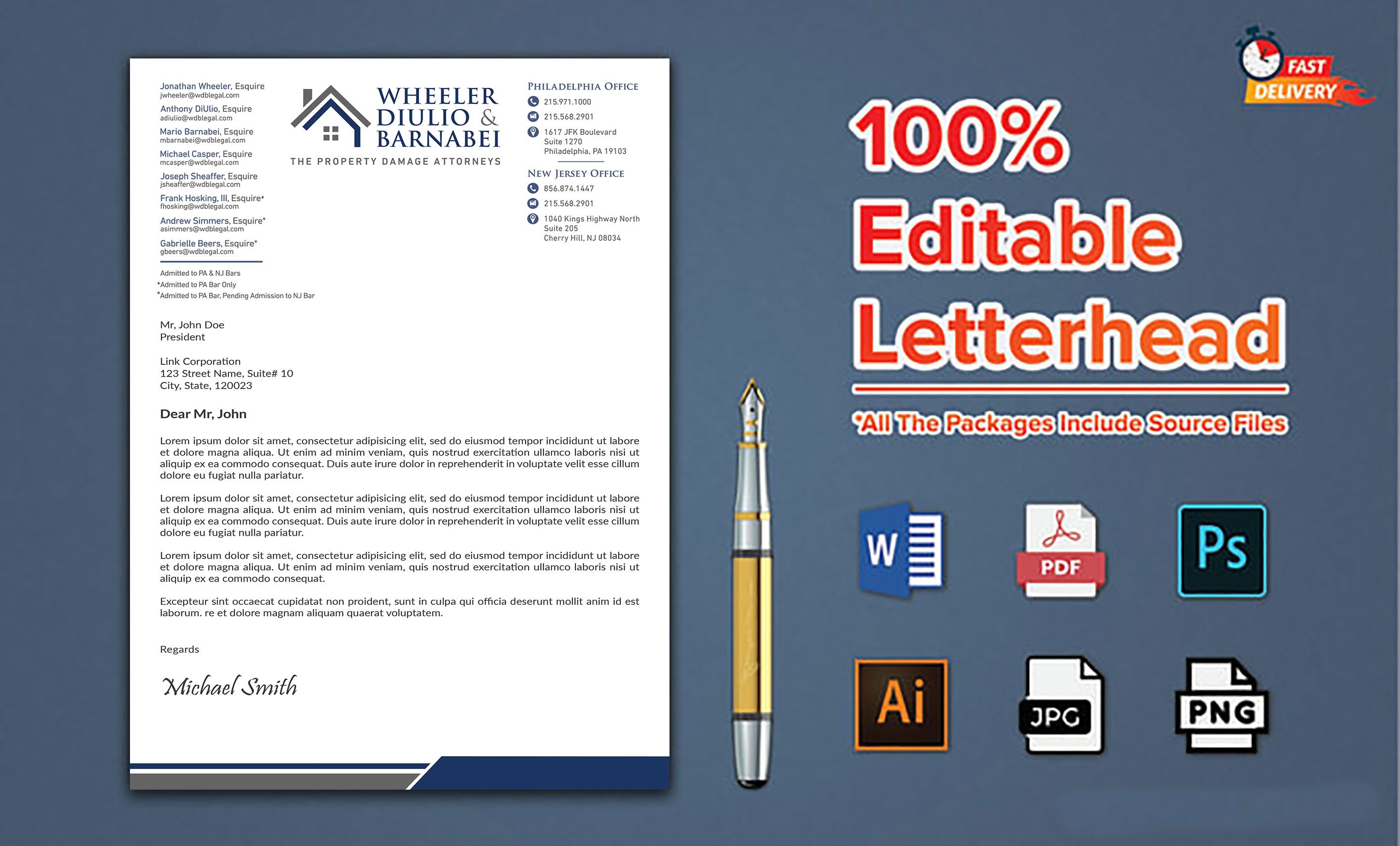 Letterhead Design by sadikul islam for this project | Design #30326928