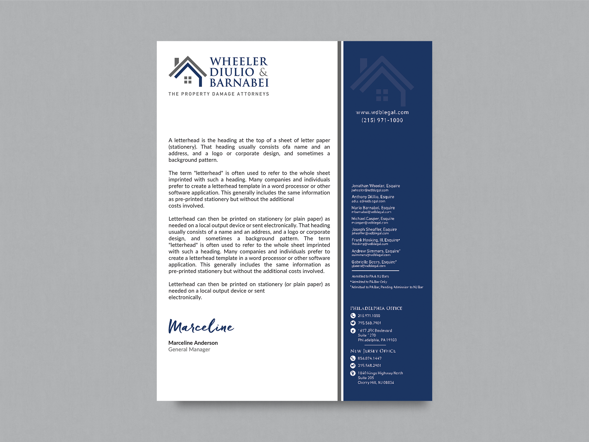 Letterhead Design by Creative Moon Design for this project | Design #30305672