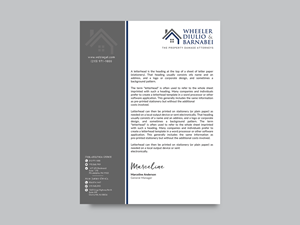 Letterhead Design by Creative Moon Design for this project | Design: #30305673