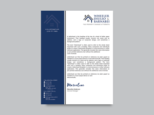 Letterhead Design by Creative Moon Design for this project | Design: #30305674