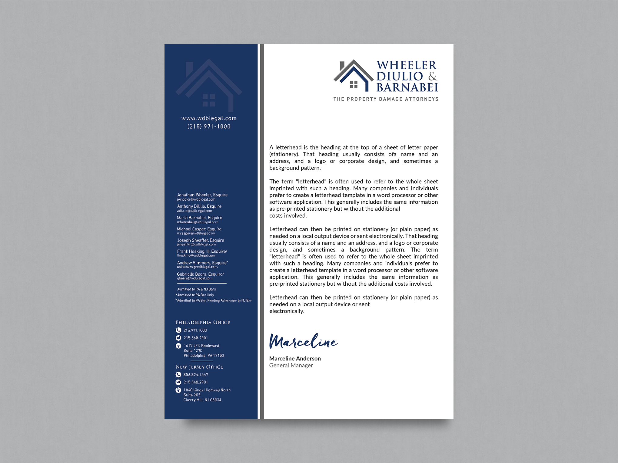 Letterhead Design by Creative Moon Design for this project | Design #30305675
