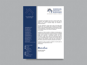 Letterhead Design by Creative Moon Design for this project | Design: #30305675