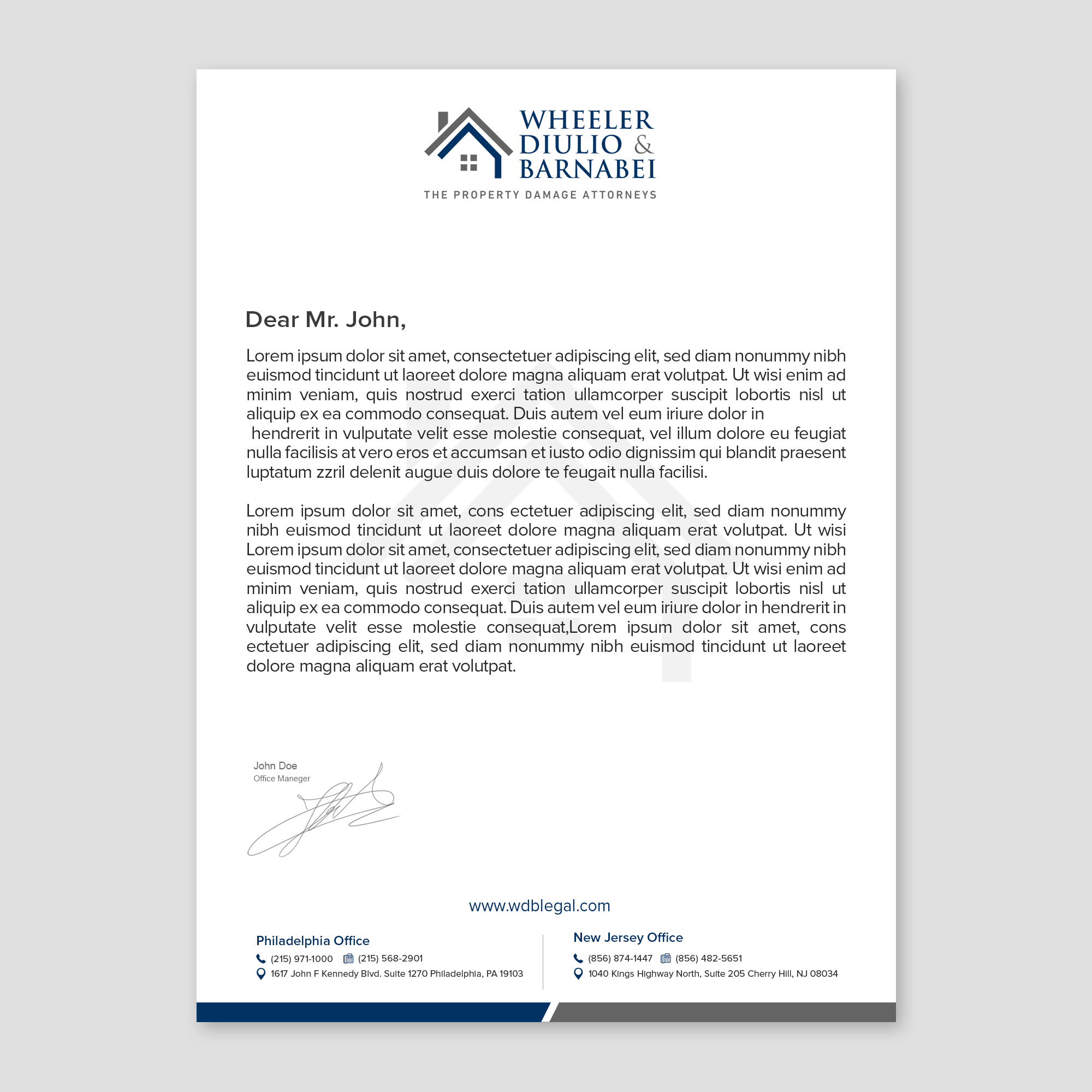 Letterhead Design by WellDesign for this project | Design #30274882