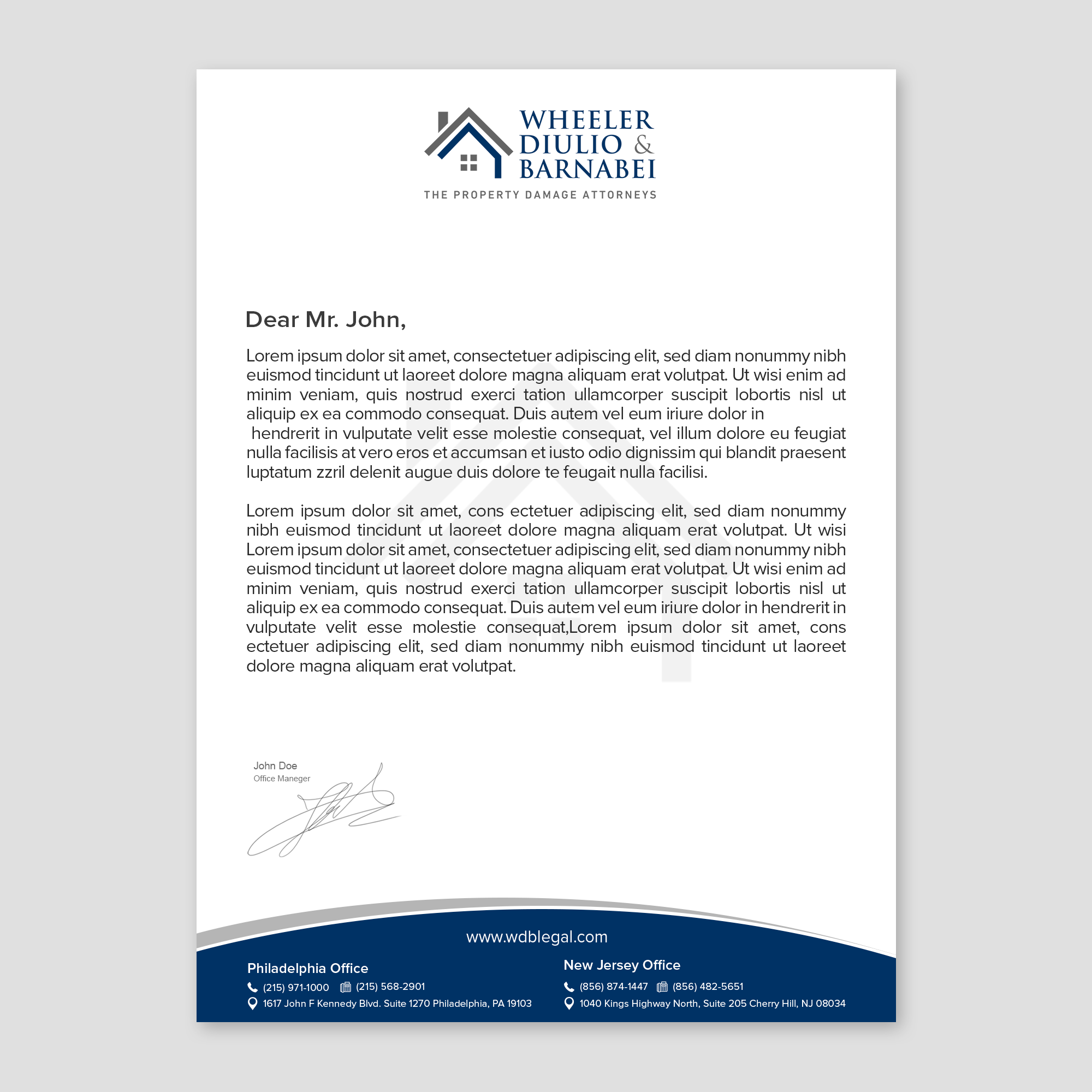 Letterhead Design by WellDesign for this project | Design #30274885