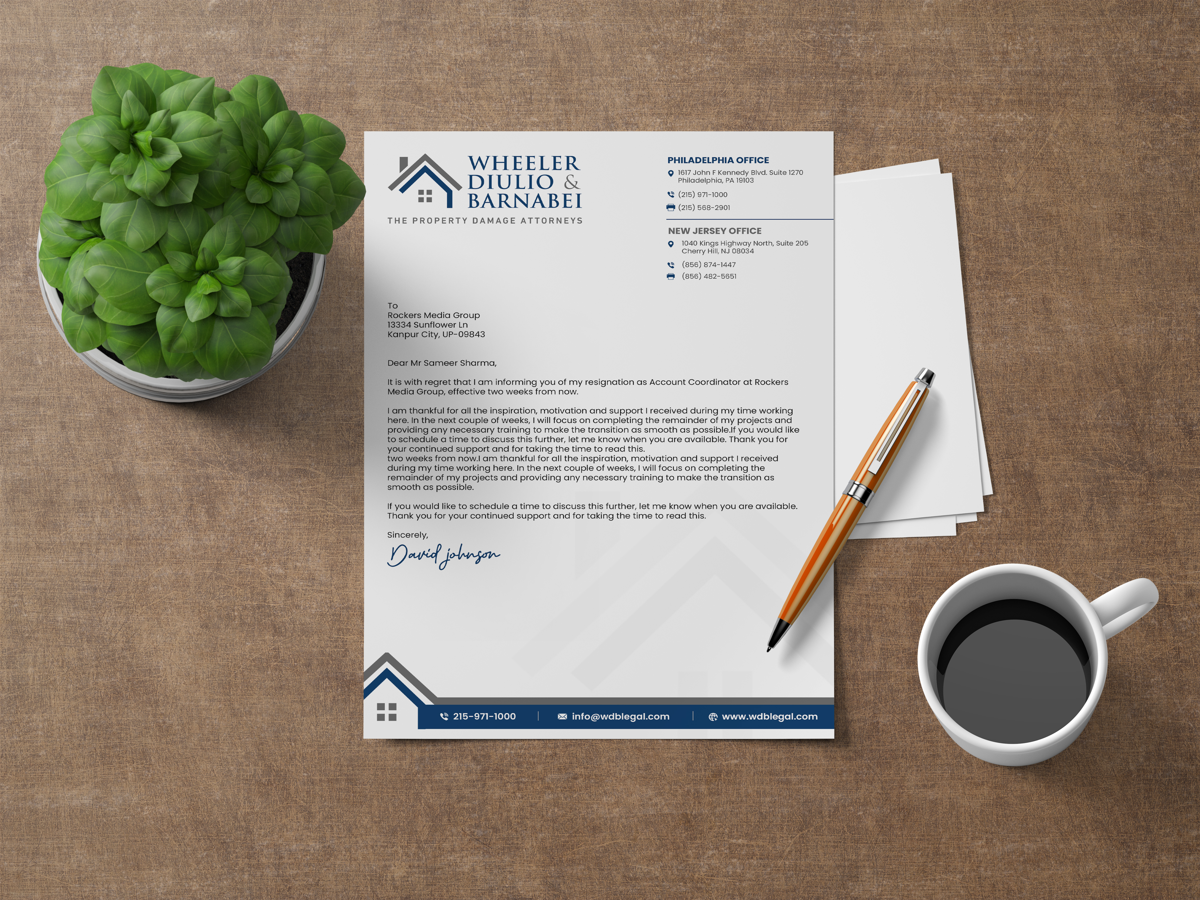 Letterhead Design by ArtHive for this project | Design #30311062