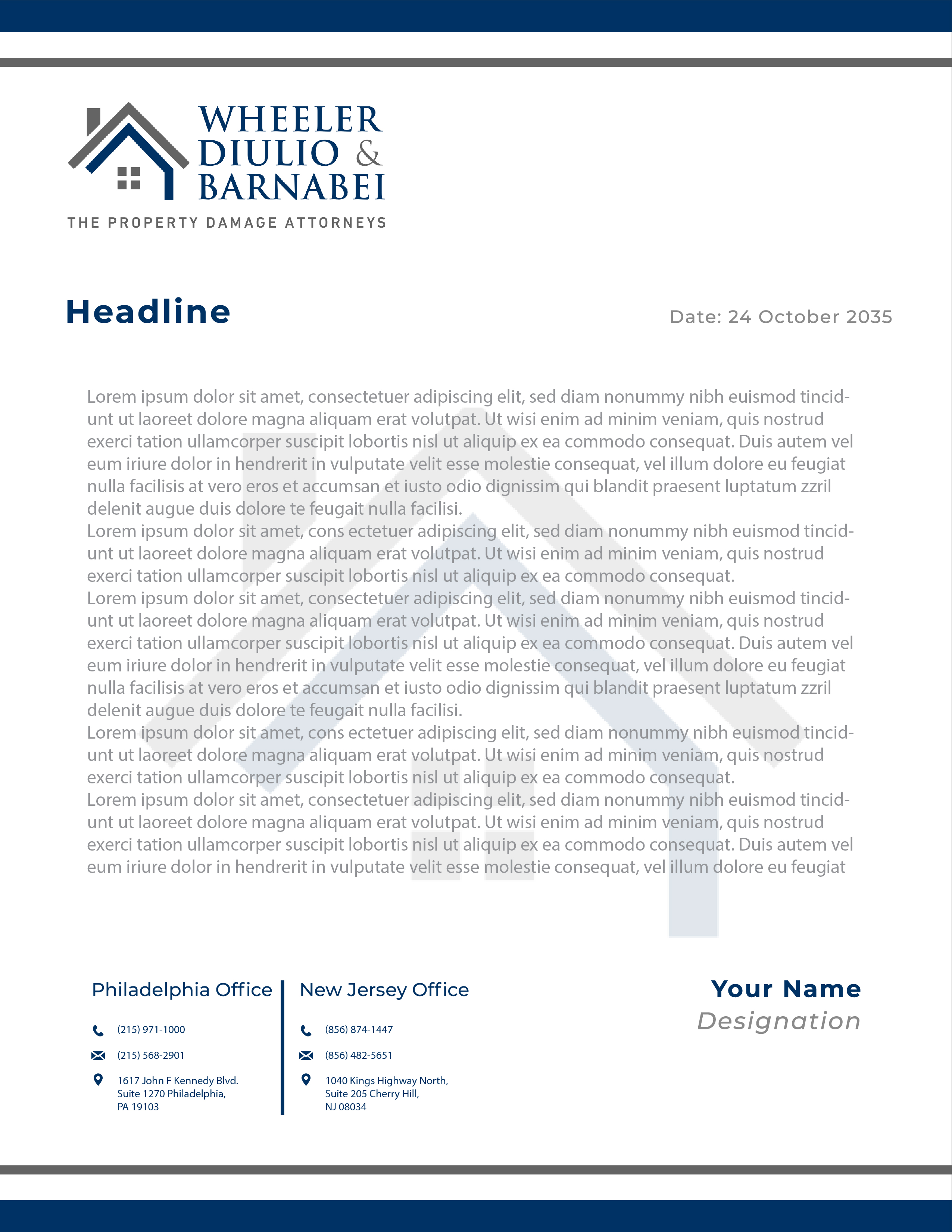 Letterhead Design by logodezyn 2 for this project | Design #30356359