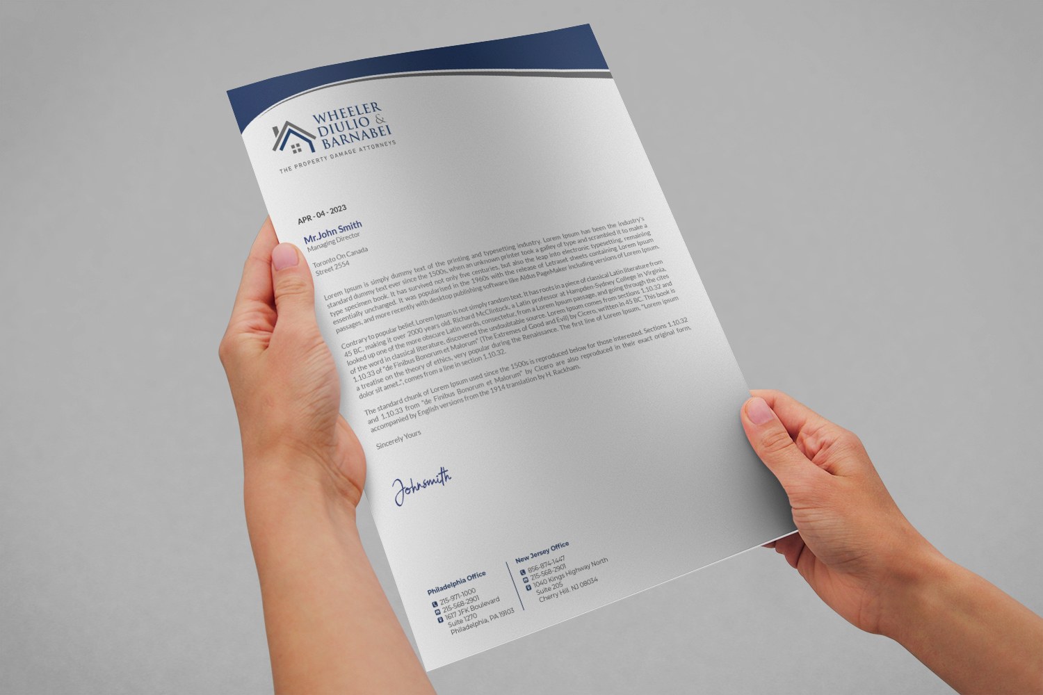Letterhead Design by DesignsTRIBE for this project | Design #30309156