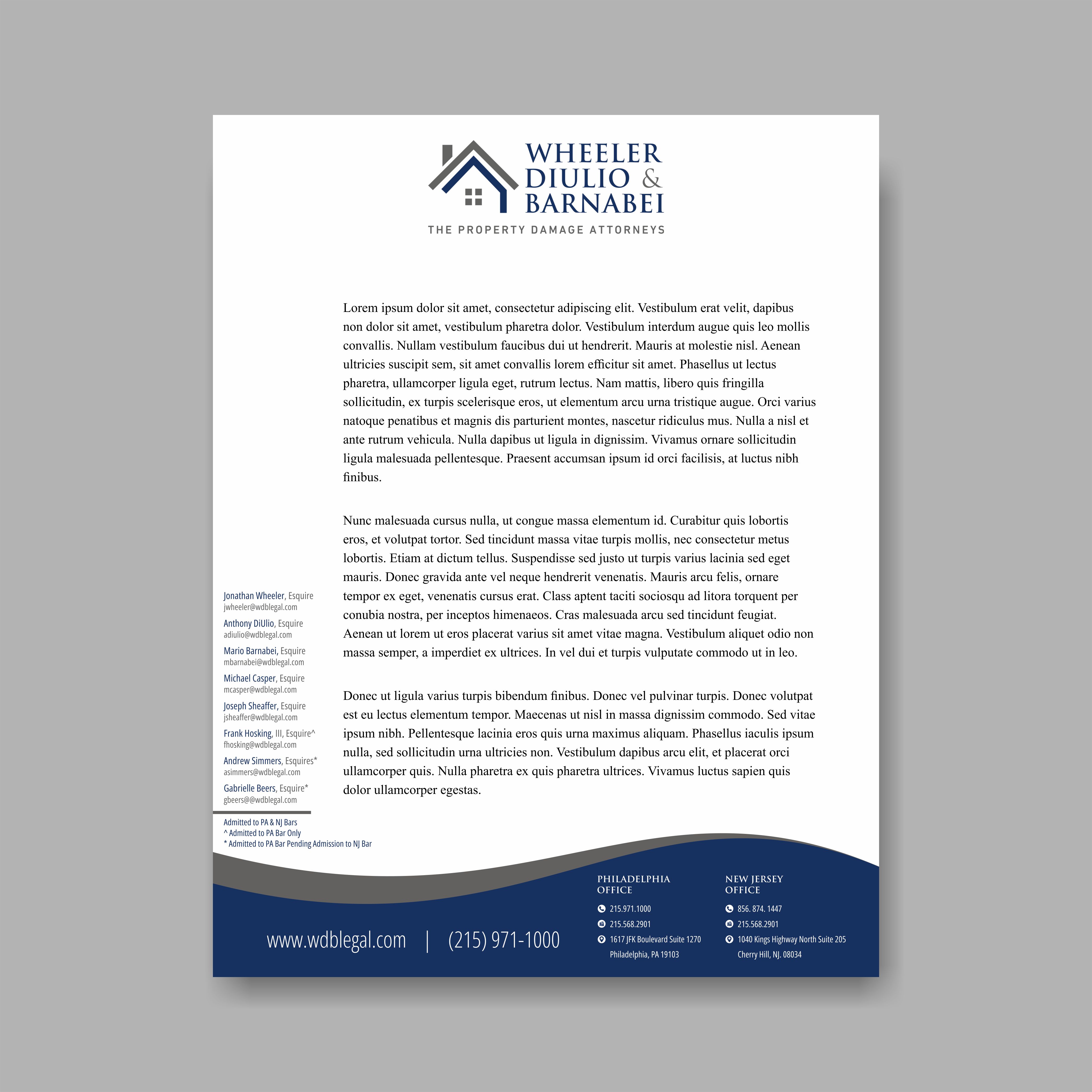 Letterhead Design by nng for this project | Design #30310078